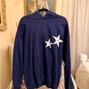 Aelfric Eden Navy Blue Star Hoodie